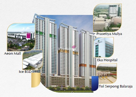 B Residence BSD Surrounding Area